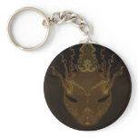 Look Into Her Eyes Button Keychain
