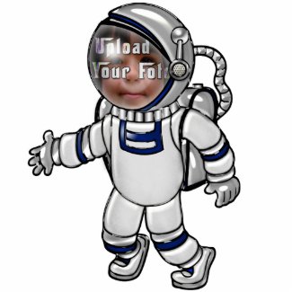 Look Ma! I'm an Astronaut! photo sculpture