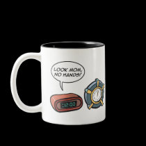 Look Mom, No Hands! mugs