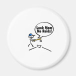 Look Mom No Roids (Baseball) Magnet