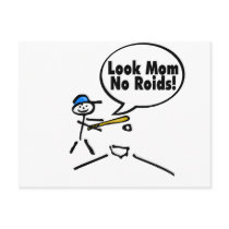 Look Mom No Roids postcards