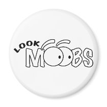 Look Moobs - Man Boobs Fridge Magnets