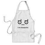 Look of Disapproval Disappoint aprons