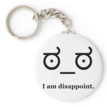 Look of Disapproval Disappoint Key Chain