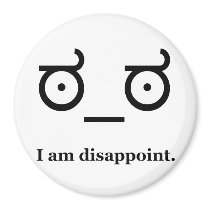 Look of Disapproval Disappoint Magnets