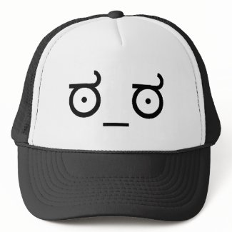 Look Of Disapproval Trucker Hat hat