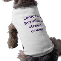 Look Out Bunnies pet clothing by BellagioDesigns Look Out Bunnies pet clothing