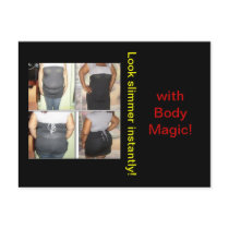 Look Slimmer Instantly Postcard