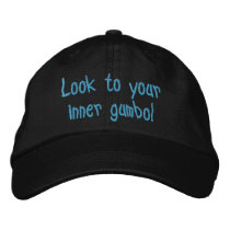 Look to your inner gumbo! embroidered hats