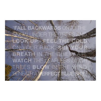 Look up poster by mitchthrower