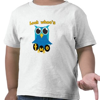 Look Whoo's 2 Birthday Tshirts and Gifts shirt