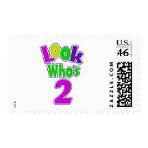 Look Who's 2 Postage Stamp
