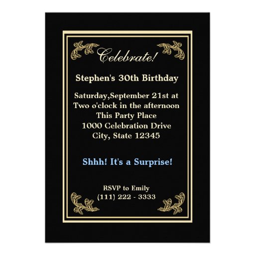 Look Who's 30 Photo Personalized Announcement