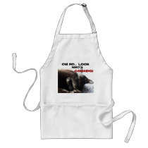 LOOK WHO'S COOKING FUNNY CAT apron