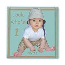 Look Who's One Enhanced Version magnets