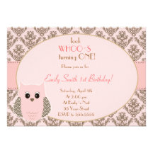Look Whos Owl Birthday Baby Shower Invitation