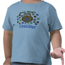 Look Who's Two Owl Birthday Boy Shirt