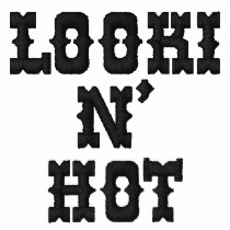 LOOKIN' HOT embroidered shirts by rofloxdesigns LOOKIN' HOT embroidered shirts