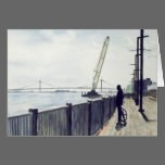 Looking at Canadian Side, Detroit Michigan cards