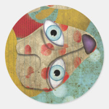 Looking at you woodland Sticker