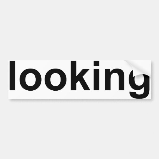 Looking Cruising Gay Dating Single Hook Up Bumper Stickers from