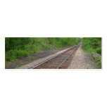 Looking Down The Tracks Bookmark Business Card Template