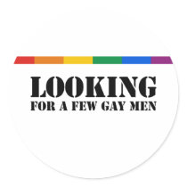 Looking for a few gay men stickers