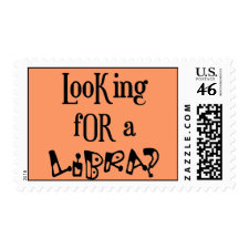 Looking For A Libra postage stamp stamp