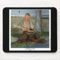 Looking For Color Gold Panning Artwork Mousepad by GoldProspectingShirt Looking For Color Gold Panning Artwork Mousepad