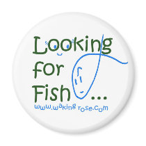 Looking for Fish... magnets by reginadoman Looking for Fish... magnets