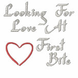 Looking For Love At First Bite Embroidered Polo Shirt