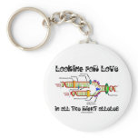 Looking For Love In All The Right Alleles (DNA) Keychain