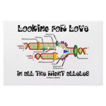 Looking For Love In All The Right Alleles (DNA) stationery