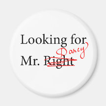 Looking for Mr Darcy Magnets