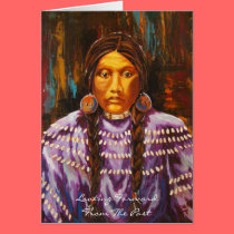 " Looking Forward From The Past" Blank Card