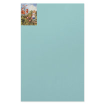 Looking Glass Alice Color Personalized Stationery