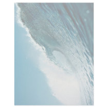 Looking into the eye of a breaking wave letterhead design