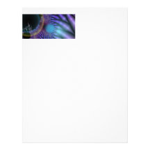 Looking Inward - Amethyst & Azure Mystery Letterhead Template