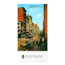 Looking North on Kearny St Photo Card Template