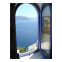 Looking Out in Santorini posters by toesinthesand Looking Out in Santorini posters