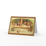Looking Out The Window - Christmas Card