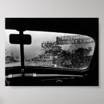 Looking out the window print