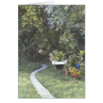 Looking over the gate cards