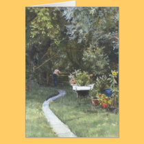 Looking over the gate cards