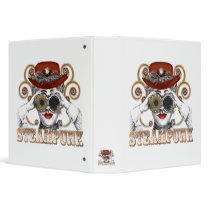 looking steampunked steampunk collage art vinyl binder
