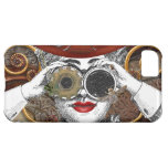 looking steampunked steampunk collage art iPhone 5C cover
