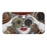looking steampunked steampunk collage art Case-Mate iPhone 4 cases