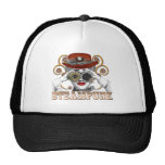 looking steampunked steampunk collage art mesh hats