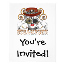 looking steampunked steampunk collage art announcements