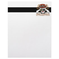 looking steampunked steampunk collage art personalized letterhead